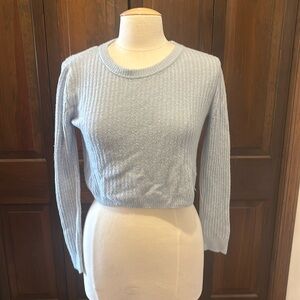 Blue cropped sweater